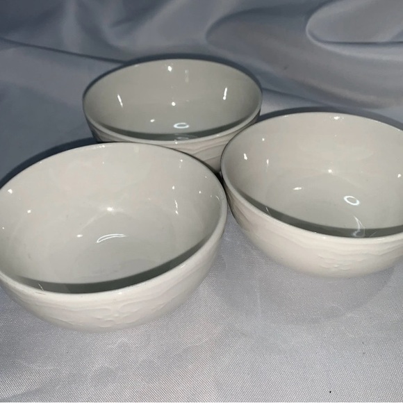 Philippe Richard Versailles Other - Philippe Richard Versailles Vintage Bowls Porcelain White Ceramic Lot of 3